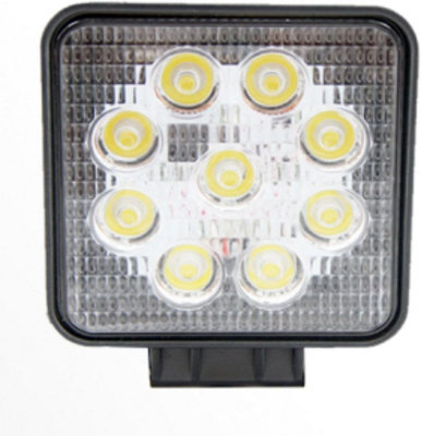 Mehr 27W Epistar Flood Beam Worklamp Square from B&Q