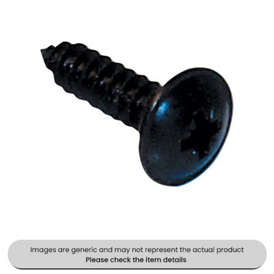 Mehr Chemical Black Self Tapping Screws Pzd Flange Head 8X1/2" Pack Qty 200 from B&Q