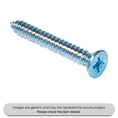 Mehr Zinc Plated Self Tapping Screws Pzd Countersunk Head 6X1.1/4" Pack Qty 200 from B&Q