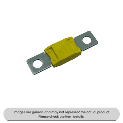 Mehr Black Mega Cartridge Fuses 400Amp Pack Qty 10 from B&Q