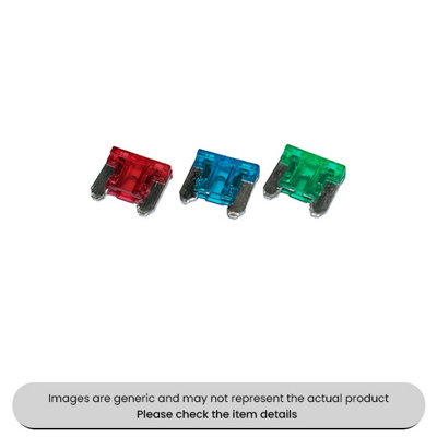 Mehr Green Mini Blade Cartridg Fuses Low Profile 30Amp Pack Qty 25 from B&Q
