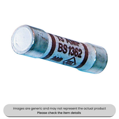 Mehr Domestic Plug Mains Cartridge Fuses 3Amp Pack Qty 25 from B&Q
