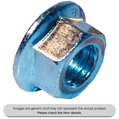 Mehr Zinc Plated Serrated Flange Nuts Din 6923 M14 Metric Pack Qty 50 from B&Q