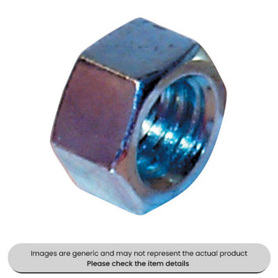Mehr Zinc Plated Steel Nuts Din 934 M12 Metric Pack Qty 100 from B&Q