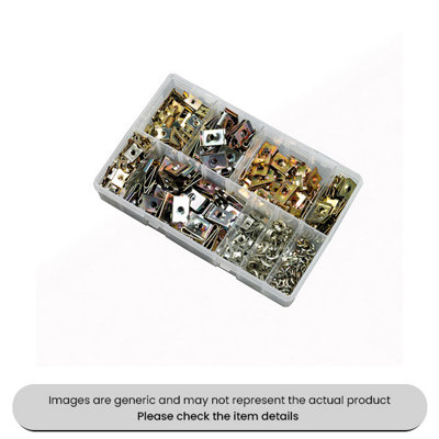 Mehr U NutsJ Nuts And Speed Fasteners 6-14 Round & Rectangular Assorted Box 510Pcs from B&Q