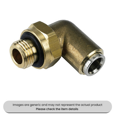 Mehr Brass Elbow Studs Metric Push-In Air Brake M22X1.58mm Pack Qty 3 from B&Q