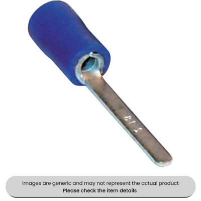 Mehr Male Blue Blade Terminals & Connectors 2.3mm Pack Of 100 from B&Q