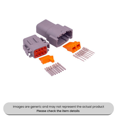 Mehr 8 Way Lightweight Waterproof Dtm Connectors Kit Pack Qty 20 from B&Q