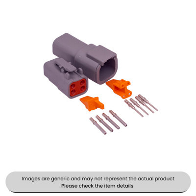Mehr 6 Way Lightweight Waterproof Dtm Connectors Kit Pack Qty 16 from B&Q