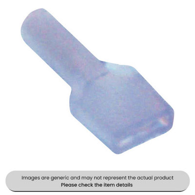 Mehr Lucar Terminals 6.3mm Spade Cover Pack Qty 200 from B&Q