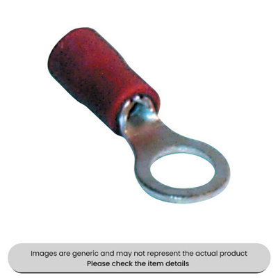 Mehr Red Ring Terminals & Connectors 5.3mm Pack Qty 100