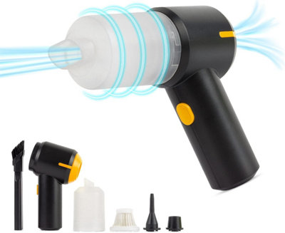 B&Q -  Car Vacuum Cleaner Cordless Powerful Handheld Vacuum Cleaner Usb Rechargeable Compact Small Powerful