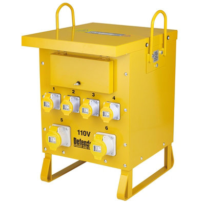 Draper Defender 10Kva Single Phase Transformer 16A / 32A110V from B&Q