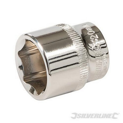 Silverline (859666) Socket 3/8" Drive 6Pt Metric 19mm from B&Q