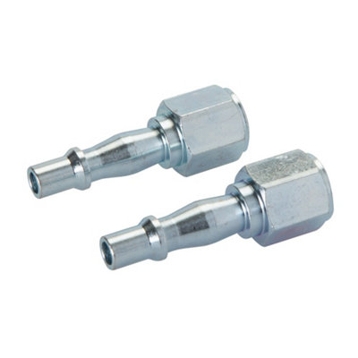 Silverline Air Line Coupling Bayonet Female Thread 2Pk from B&Q