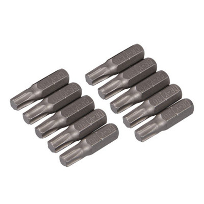Silverline Trx Cr-V Screwdriver Bits 10PkT30 from B&Q