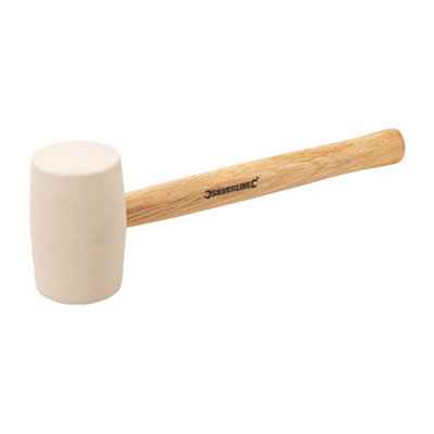 Silverline White (633608) Rubber Mallet (454G) 16Oz B&Q