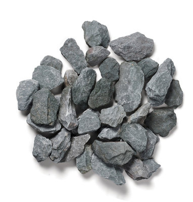 Kelkay Green Slate 40mm Premium Aggregates Chippings Bulk Bag 750Kg from B&Q