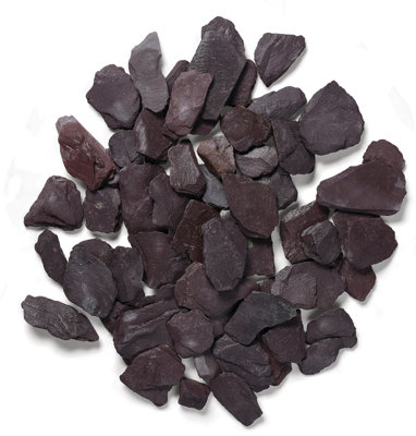 Kelkay Plum Slate 40mm Premium Aggregates Slate Bulk Bag 750Kg from B&Q