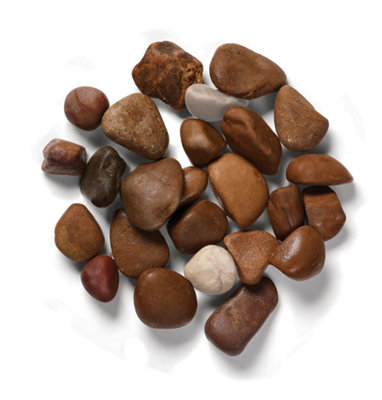 Kelkay Scottish Tweed Pebbles 20-30mm Premium Aggregates Pebbles 20Kg Large Pack from B&Q