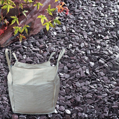 Kelkay Plum Slate 20mm Premium Aggregate Slate Bulk Bag 750Kg from B&Q