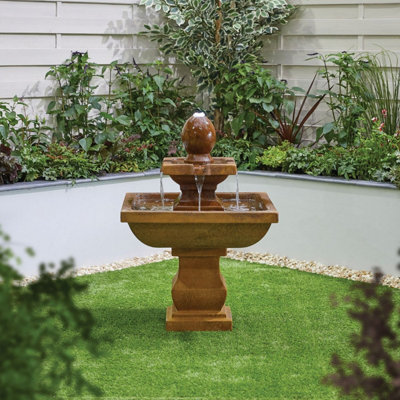 Outdoor Living UK Kelkay Odyssey With Lights Mains Plugin Powered Water Feature from B&Q