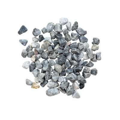 Kelkay Swiss Glacier Pebbles Premium Aggregates Pebbles 20Kg Large Pack from B&Q