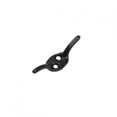 Kirkpatrick 3 Inch Cleat HookBlack (2637) from B&Q