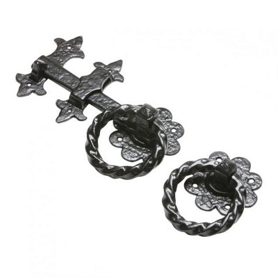 Kirkpatrick 8 Inch Gate LatchBlack (1249) from B&Q