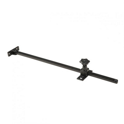 Kirkpatrick 10 Inch Sliding / Screw Down Casement StayBlack (1298) from B&Q