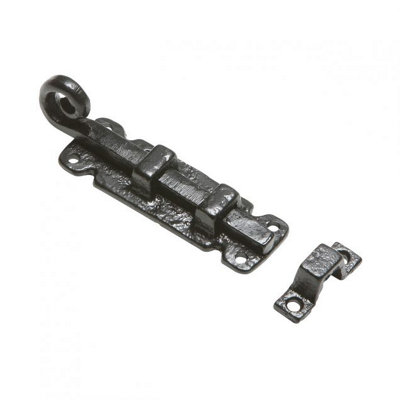 Kirkpatrick 4 Inch Straight Monkey Tail BoltAntique Black (1546) from B&Q