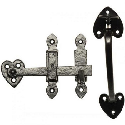 Kirkpatrick Pin And Chain For Suffolk LatchBlack (3619) from B&Q