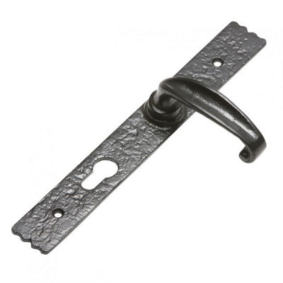 Kirkpatrick 72mm Antique Lever Handle Euro ProfileAntique Black (2461) from B&Q