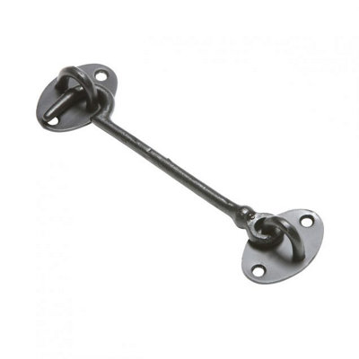 Kirkpatrick 8 Inch Cabin HookBlack (1637) from B&Q