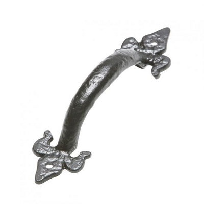 Kirkpatrick Fleur-De-Lis Pull HandleBlack (564) from B&Q