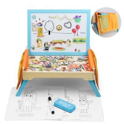 Bluey 102D Creation Station2 In 1 Magnetic Whiteboard & Lap Tray For Kids from B&Q