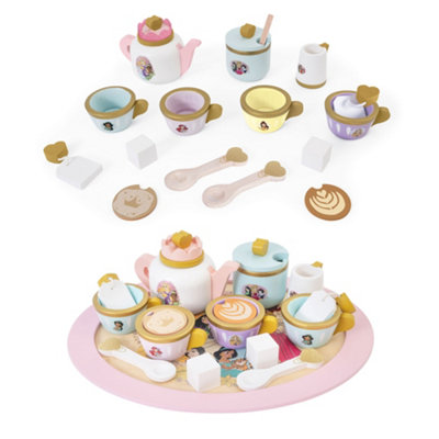 Disney Princess Wooden Afternoon Tea Party Set16 Piece Pretend Play Set from B&Q