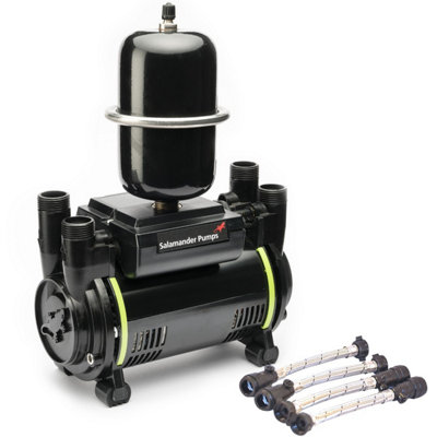 B&Q -  Salamander Ct60Bu 1.8 Bar Twin Impeller Universal Head Regenerative Shower Pump