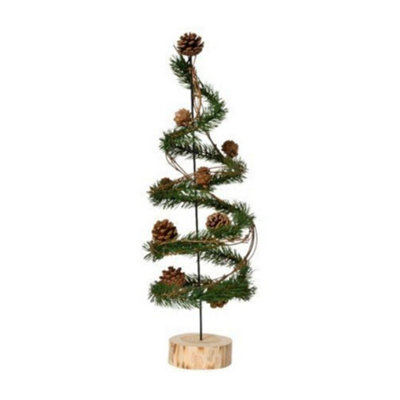  - Indoor Swirl Pinecone Christmas Tree