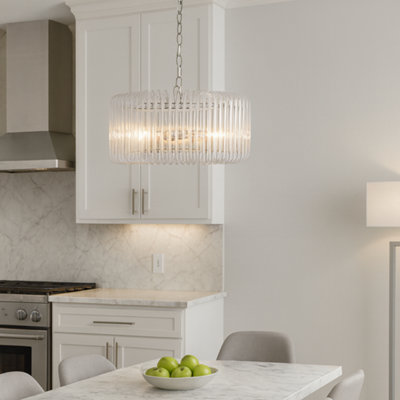 Pagazzi Lighting Pagazzi May 3-Light Chrome Ceiling Pendant from B&Q