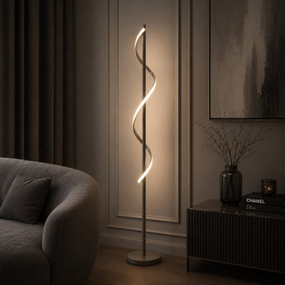 Pagazzi Lighting Pagazzi Juno Led Sculptural Putty Floor Lamp from B&Q
