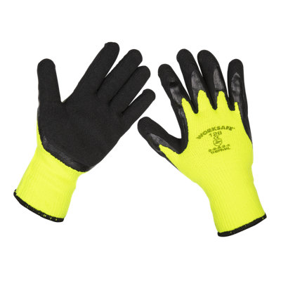 Sealey Thermal Super Grip Gloves ) - Pair Large