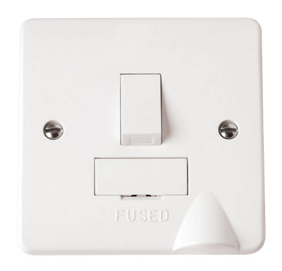 B&Q -  Mode Flex Outlet Switched Fused Spur Unit 13A 1 GangCma051