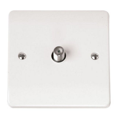 Click Scolmore Click Cma156 Mode 1 Gang Non Isolated Satellite Socket