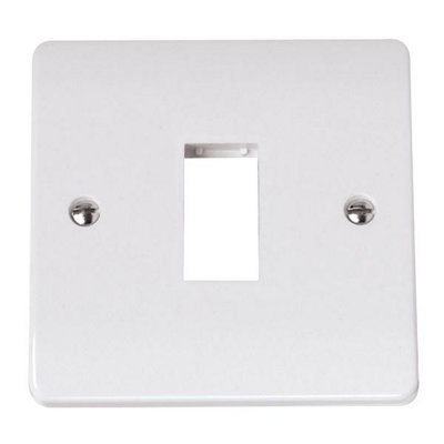 Click Scolmore Click Cma401 Mode 1 Gang 1 Module Minigrid Front Plate