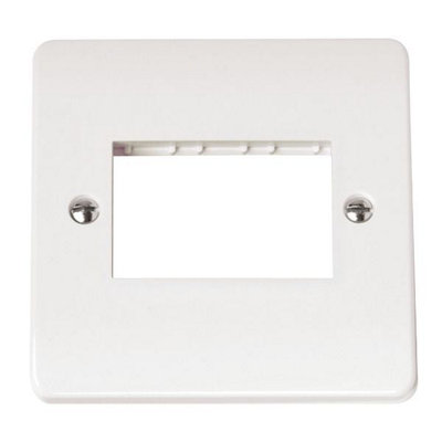 Click Scolmore Click Cma403 Mode 1 Gang 3 Module Minigrid Front Plate