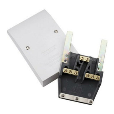 Scholmore Click Prw217 Easyfit Dual Appliance Oven / Hob Cooker Outlet Connection Plate 45A from B&Q