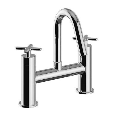 Heritage Salcombe Bath Filler Tap Chrome from B&Q