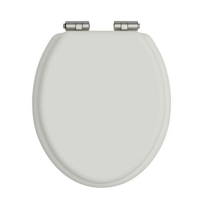 Heritage Toilet Seat Soft Close Vintage Gold Hinges Chantilly Tscha100Sc from B&Q