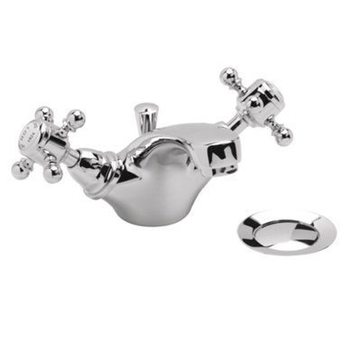 Heritage Highbrook Standard Chrome Effect Basin Mixer Tap from B&Q